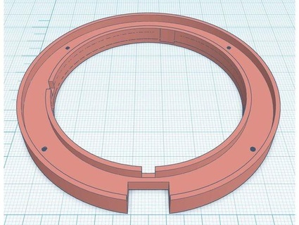 neopixel 24 led 85mm ring mount systmworks 3d print model - Mito3D
