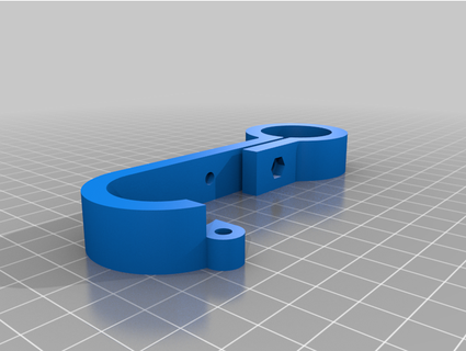 handlebar accessory holder 150mm s0n1ccz 3d print model - Mito3D