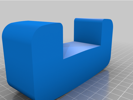 base sofá logo extruido bbrks 3d print model - Mito3D