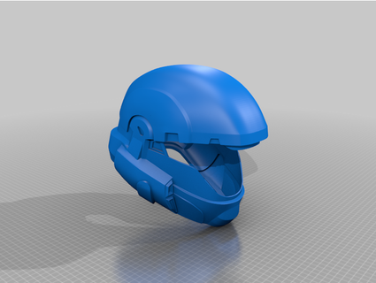 odst helmet pieces wallieballie 3d print model - Mito3D