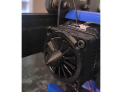 3d printer intake turbo fan 40mm william gates 3d print model - Mito3D