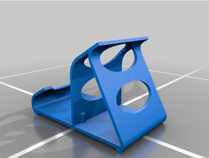 palette 3 faible profil supporter robot grincheux 3d print model - Mito3D