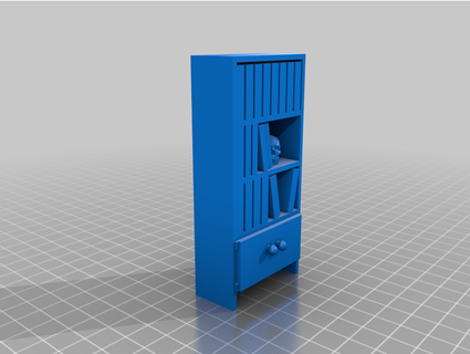 dnd magic bookshelf gweril 3d print model - Mito3D