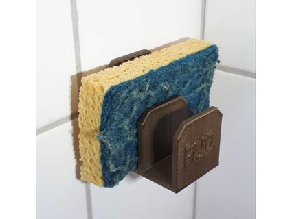 wall double sponges holder plidcreations  3d print model - Mito3D