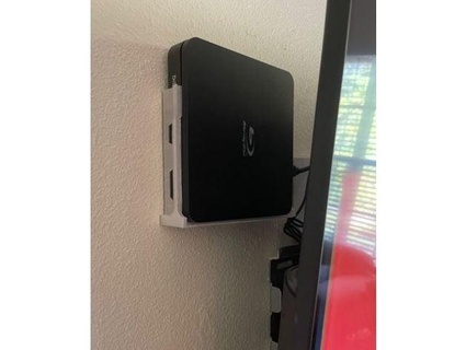 wall mount blu ray holder lounl 3d print model - Mito3D