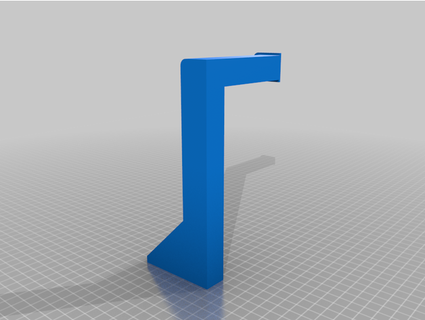 single rail carrete soporte orientación 3d print model - Mito3D
