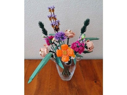 flower arranger lego bouquet 10280 rthingx 3d print model - Mito3D