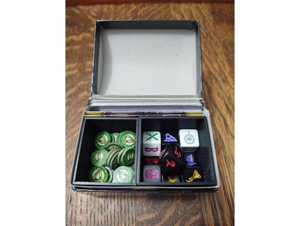 dungeon roll dice game insert organizer clixaccessories 3d print model - Mito3D