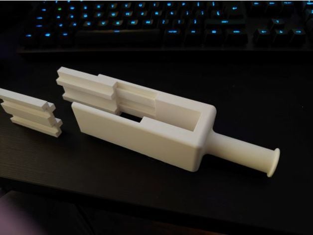 artillery sidewinder x-1 headphone holder utility hook aehere 3D print model - Mito3D