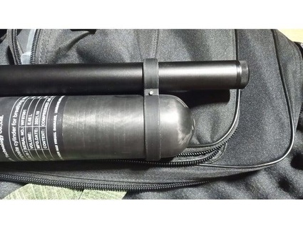 barrel stabilizer pcp airgun - parametric guillaume f 3d print model - Mito3D