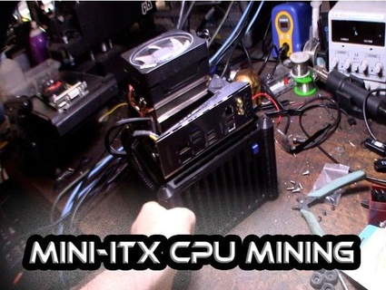 mini itx CPU mineração computador equipamento caso bainha raptoreum moeda versão 1 fintech 3d print model - Mito3D