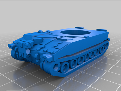 sci-fi paladin artillery vehicle chrism112 3d print model - Mito3D