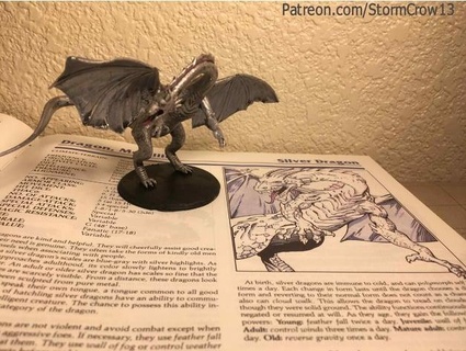 2nd ed ad&d silver dragon stormcrow13 3d print model - Mito3D