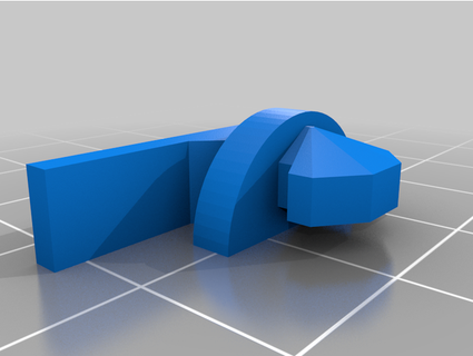 fente rail poubelle soutien glitchstitcher 3d print model - Mito3D