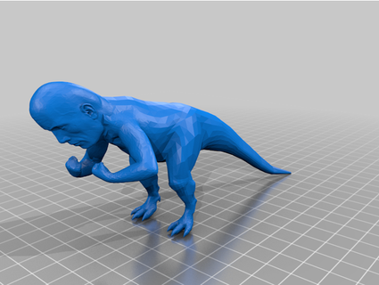 therockosaurus rex blvckbees 3d print model - Mito3D