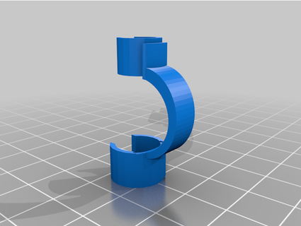 toilet fill tube clip rsputinebandersnatch 3d print model - Mito3D