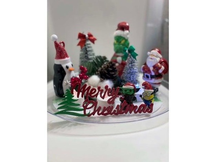 Natale vassoio decorazione Aveca 3d print model - Mito3D