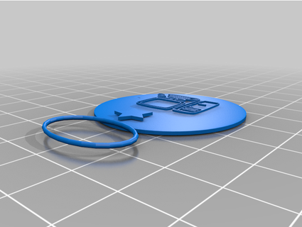 medalha tique coruna 3d print model - Mito3D