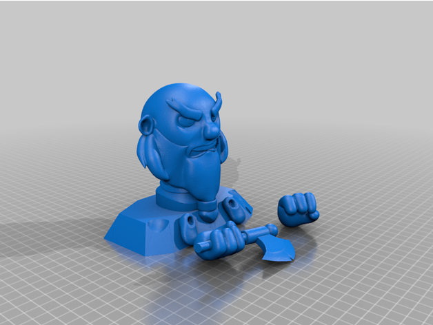 zerschlagen Berserker Krüger Filme 3D print model - Mito3D