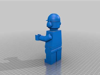 Lego adam frogfrost123 3d print model - Mito3D