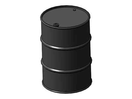 petróleo barril 200l 1 20 escala cielo suave 3d print model - Mito3D