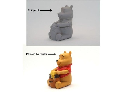 winnie pooh - onepiece reddadsteve 3d print model - Mito3D