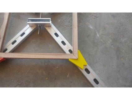 vintage hirsh frame clamp corner replacement shopsmithvsevil 3d print model - Mito3D