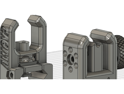 click adjustable iron sights v20 glaublawb 3d print model - Mito3D