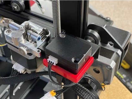 filamento sensor adaptador micro suíço Bowden extrusora cr 6 microswiss 3d print model - Mito3D