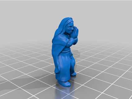 vierge Marie forgeron 3d print model - Mito3D