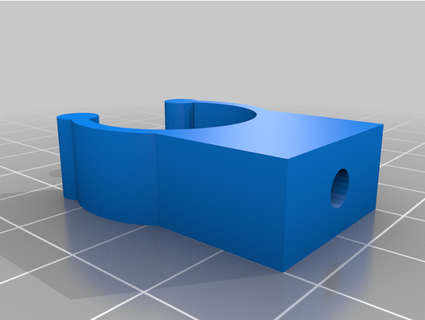 21mm süpürge Kulp destek nekrotik 3d print model - Mito3D