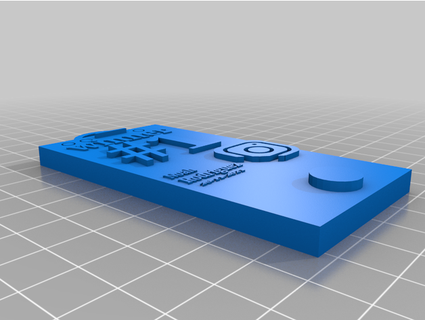 medalha la melhor aplicativo del tique coruna 3d print model - Mito3D