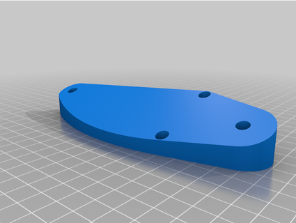 ergonomic riser logitech marble mouse dadahi 3d print model - Mito3D