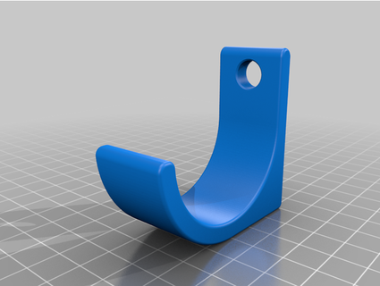 face-shield hook derrickcullen 3d print model - Mito3D