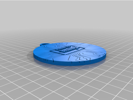 medalha tecnolog tique coruna 3d print model - Mito3D