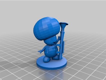 kissed missle toad thespasticbastad 3d print model - Mito3D
