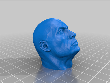 rock dwayne johnson head orangegrif22 3d print model - Mito3D