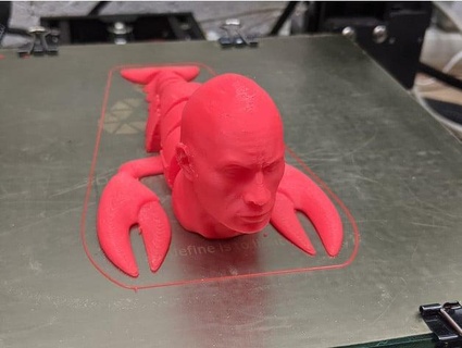 Rocha lagosta descarbonizar 3d print model - Mito3D