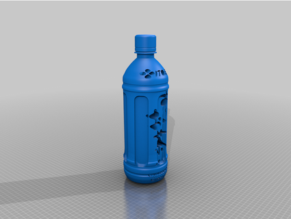 ito en green tea bottle electric pierogi 3d print model - Mito3D