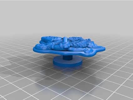 soldier cuff link pcn3dprinting 3d print model - Mito3D