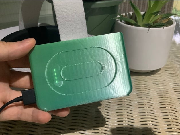 schlank Batterie Halter Unterstützung Okulus Suche 2 Gurt kmart anko Bank 5000mah schläfrig 3D print model - Mito3D