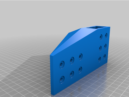 paramétrico v slot t esquina soporte extensión cabeza bufón 82 3d print model - Mito3D