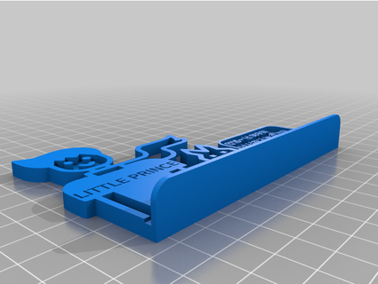 pequeno Principe Raposa azul 3d print model - Mito3D