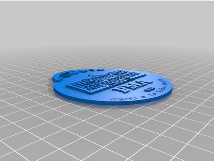 Medalla para la iyi mezun tik Coruna 3d print model - Mito3D