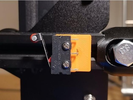 ender 3 x axis right limit switch holder cc-by-nc-sa zsquish 3d print model - Mito3D