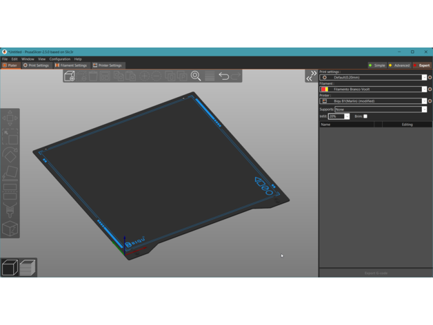 ağaçlar mavi biqu b1 prusaslicer optimize edilmiş profil ils15 3D print model - Mito3D