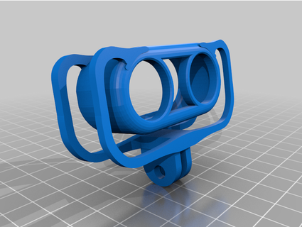 flexibel Anschlüsse go2 gopro Finger sebcbien 3d print model - Mito3D