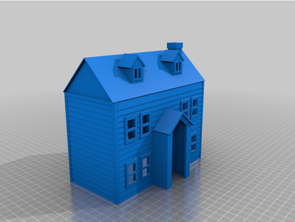 christmas village house 1 the3vilroyce 3d print model - Mito3D