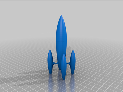 rocket ship eeveetpokemon 3d print model - Mito3D