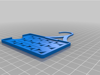 card badge hanger thefacepalmer 3d print model - Mito3D